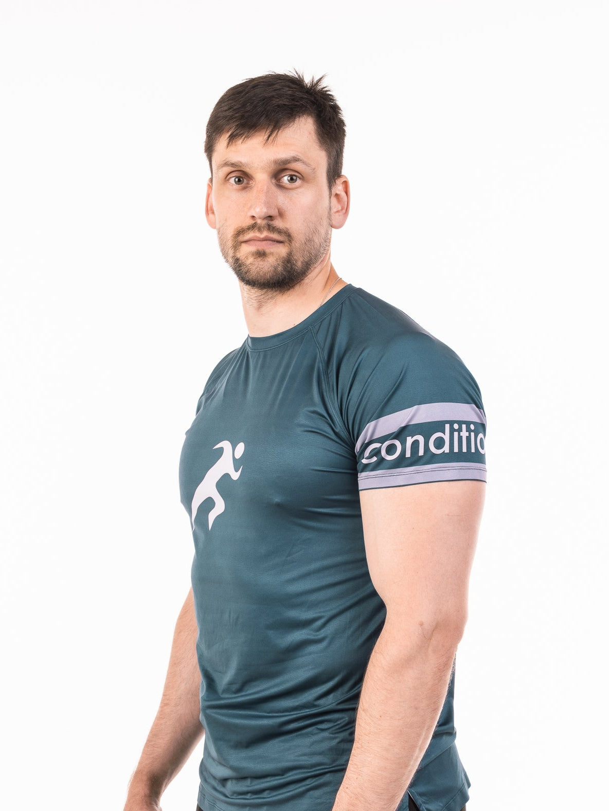 Blue Camouflage Short Sleeve T-shirt