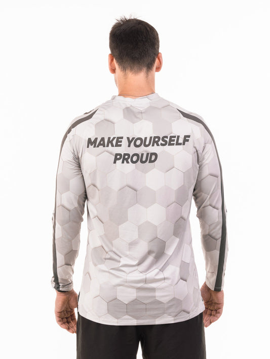 Sand Honeycomb Long sleeve t-shirt