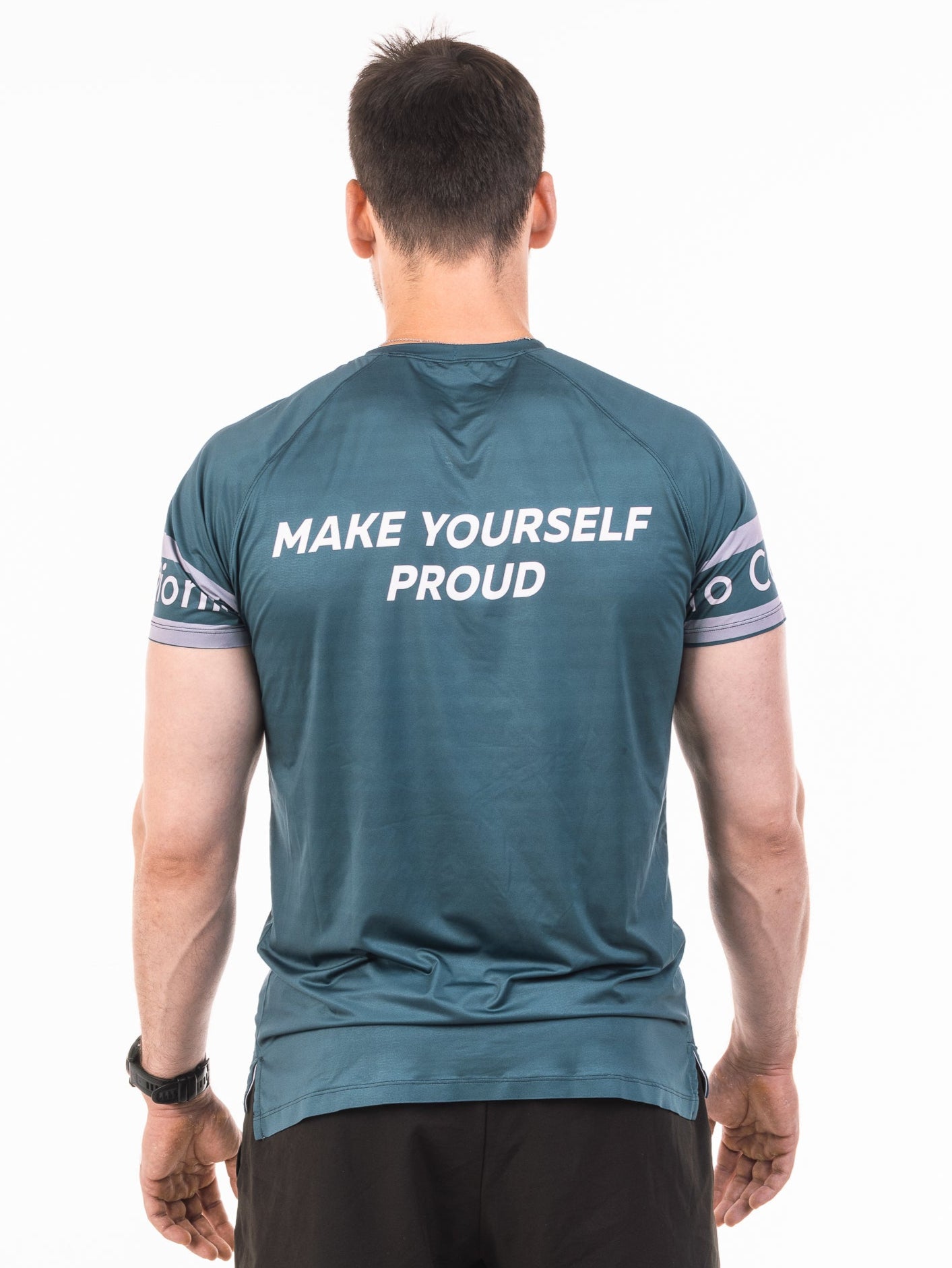 Blue Camouflage Short Sleeve T-shirt